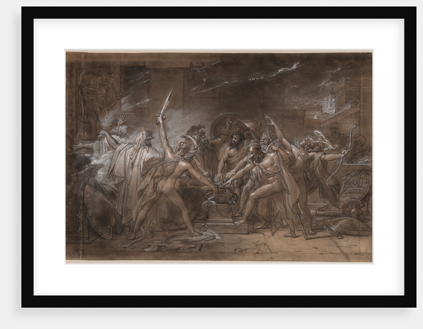 The Oath of the Seven Chiefs against Thebes, c. 1800 by Anne-Louis Girodet de Roucy-Trioson