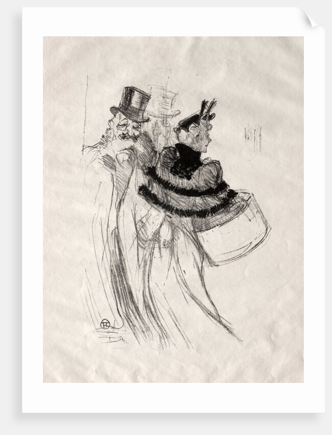 The Old Gentlemen, 1894 by Henri de Toulouse-Lautrec