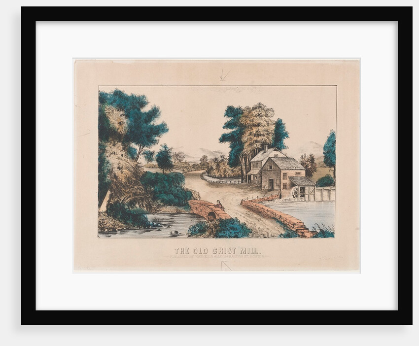 The Old Grist Mill, 19th century by Anonymous