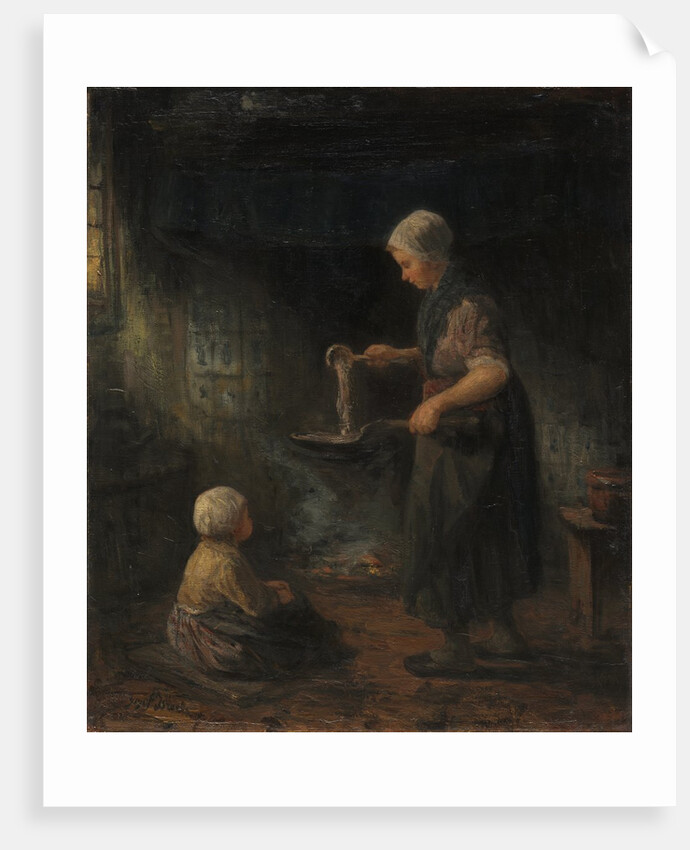 The Pancakes, c. 1875 by Jozef Israëls