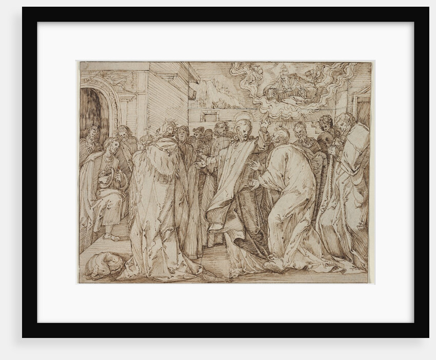 The Parable of the Tribute Money, c. 1580/1600 by Master of the Egmont Albums