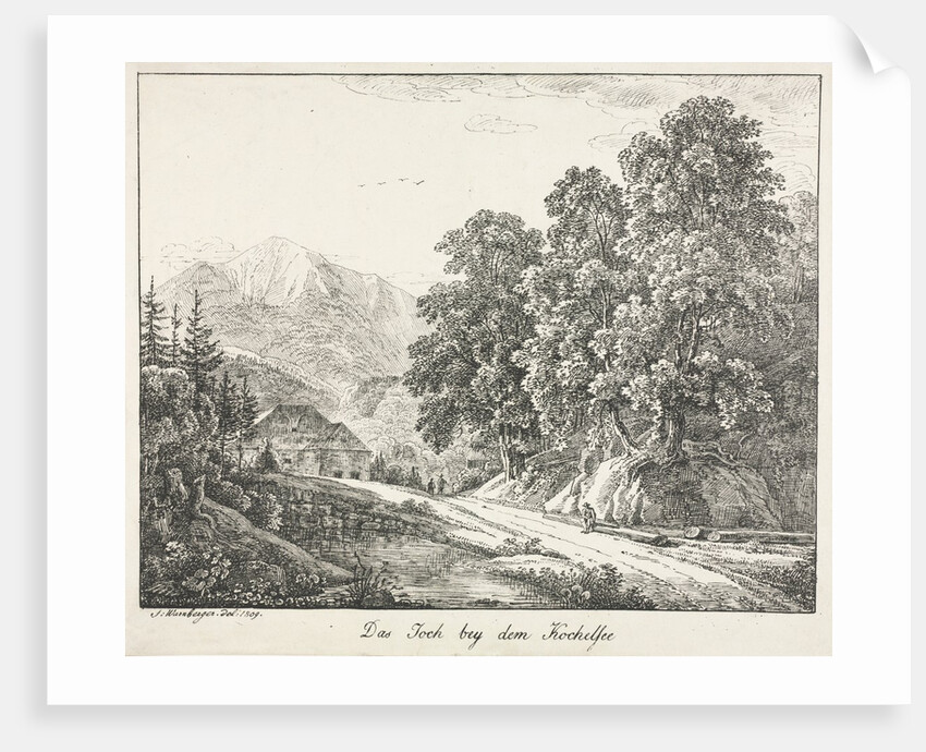 The Path by the Kochelsee, 1809 by Simon Warnberger