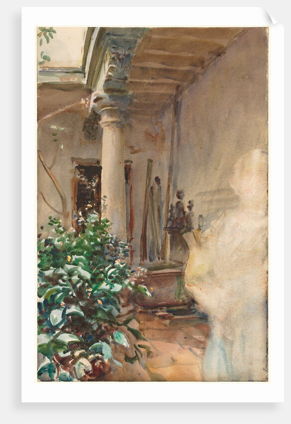The Patio, 1908 by John Singer Sargent