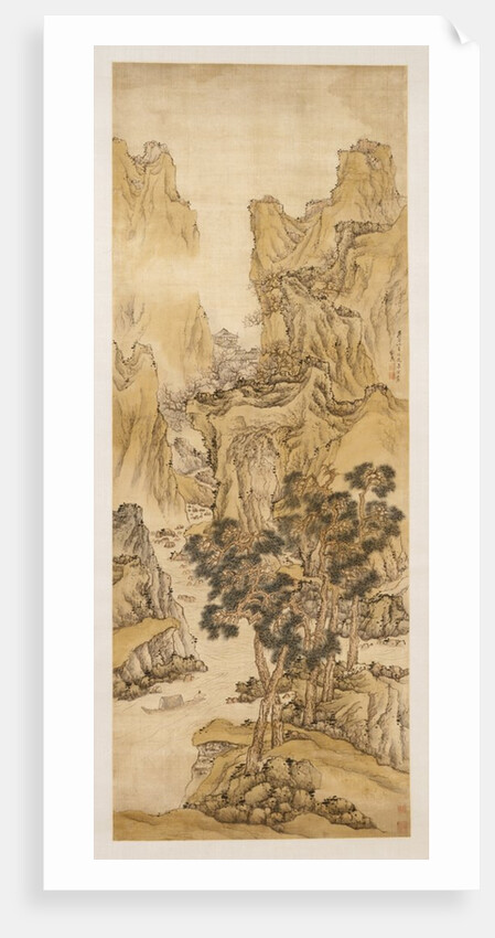 The Peach Blossom Spring, 1650 by Liu Du