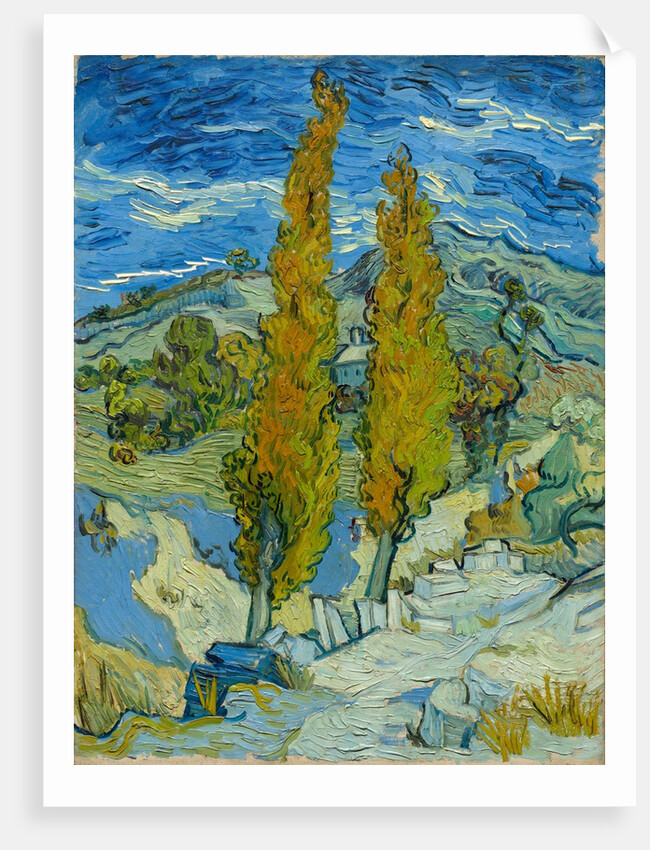 The Poplars at Saint-Rémy, 1889 by Vincent van Gogh