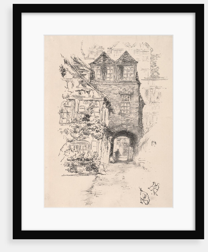 The Priest's House, Rouen, 1894 by James McNeill Whistler