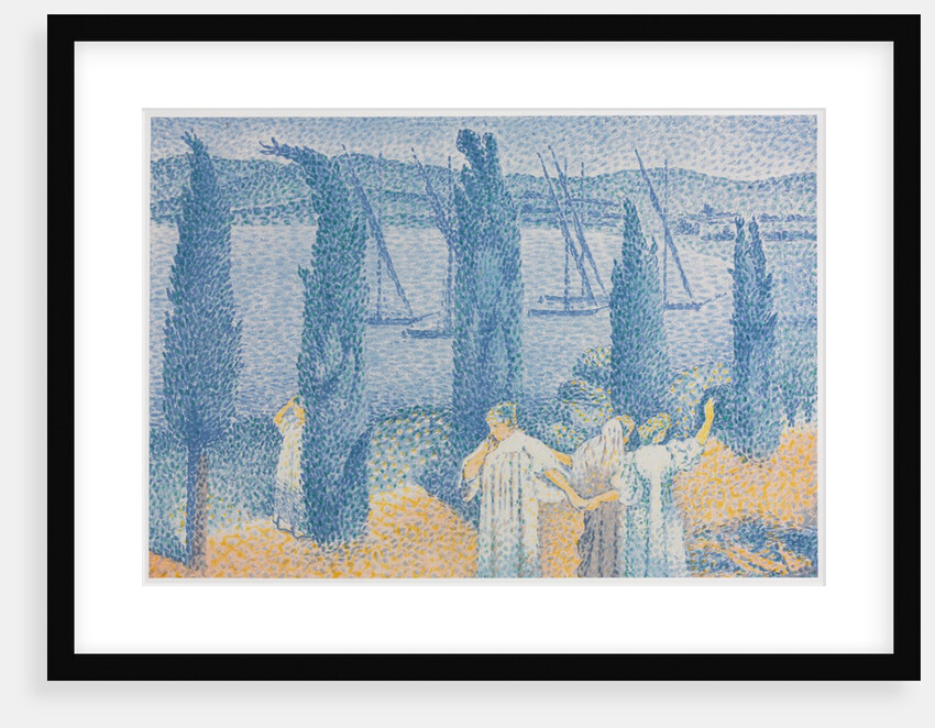 The Promenade, La Promenade, 1897 by Henri-Edmond Cross