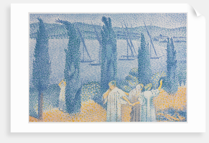 The Promenade, La Promenade, 1897 by Henri-Edmond Cross