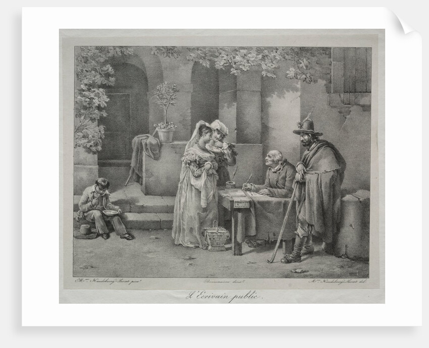 The Public Writer by Antoinette Cécile Hortense Lescot Haudebourt
