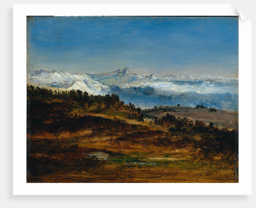 The Pyrenees, the Peak of the Midi de Bigorre, 1871-1872 by Narcisse Diaz de la Peña