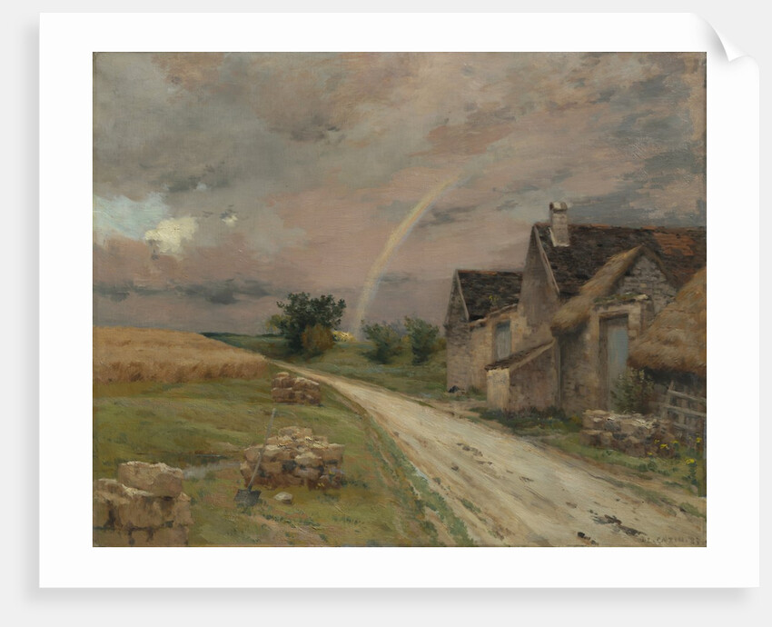 The Rainbow, Achères la Forêt, 1883 by Jean-Charles Cazin