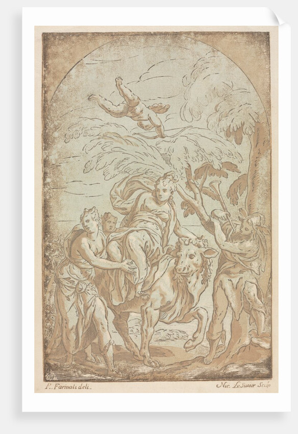 The Rape of Europa, 1725-42 by Nicolas LeSueur