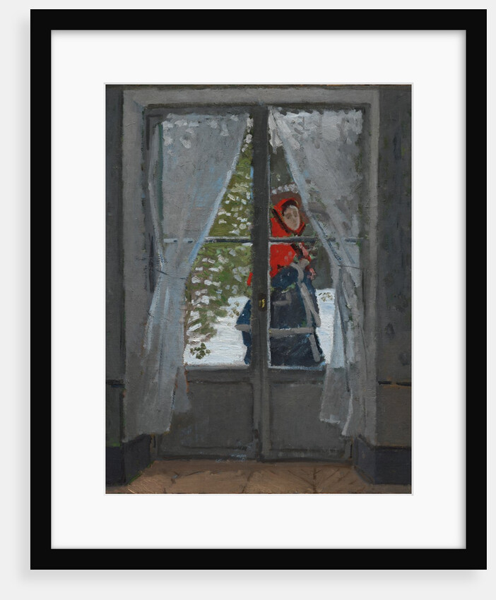 The Red Kerchief, c. 1868-73 by Claude Monet