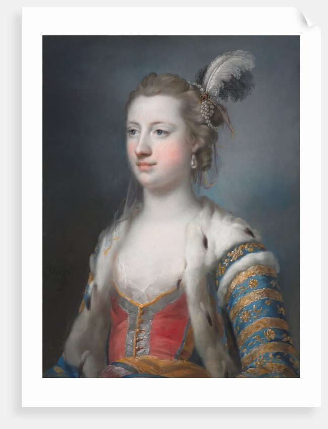 The Right Honorable Lady Mary Radcliffe, Wife of Francis Eyre, Esq., 1755 by Francis Cotes