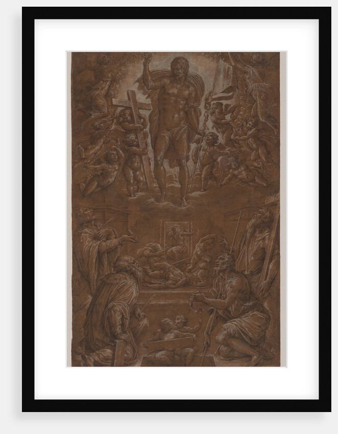 The Risen Christ Adored by Saints and Angels, 1566-1568 by Giorgio Vasari