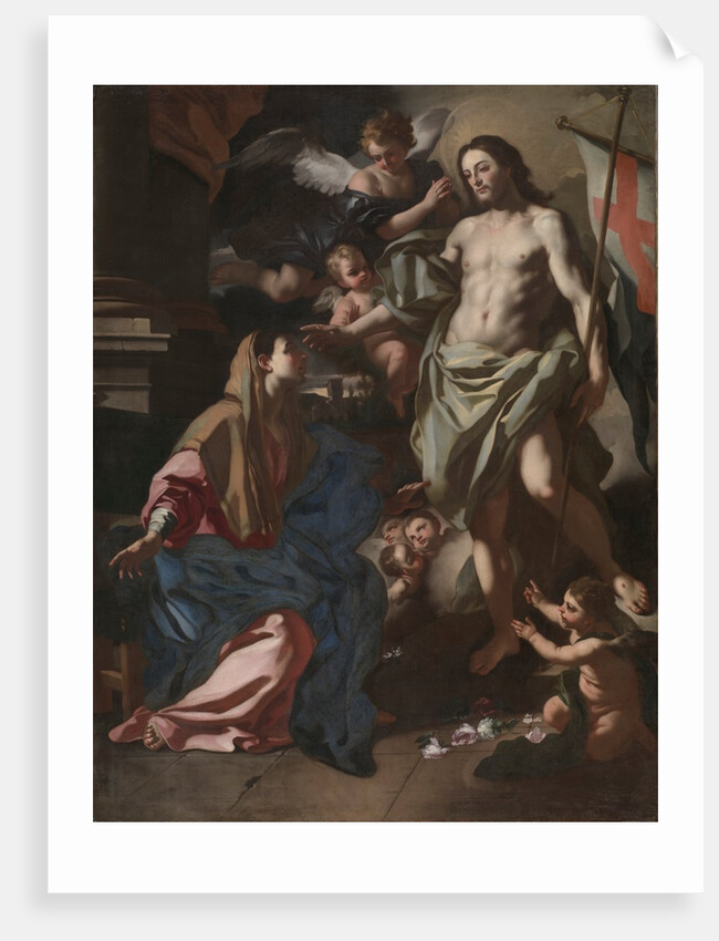 The Risen Christ Appearing to the Virgin, c. 1708 by Francesco Solimena