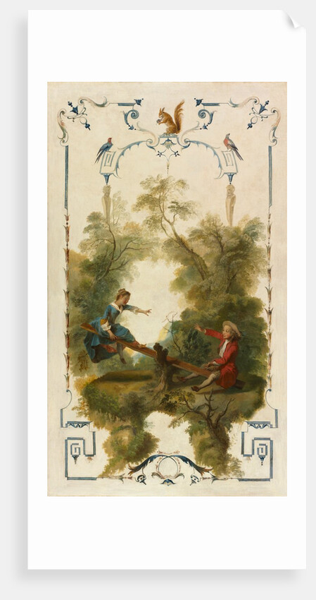 The See-Saw, c. 1723-1727 by Nicolas Lancret