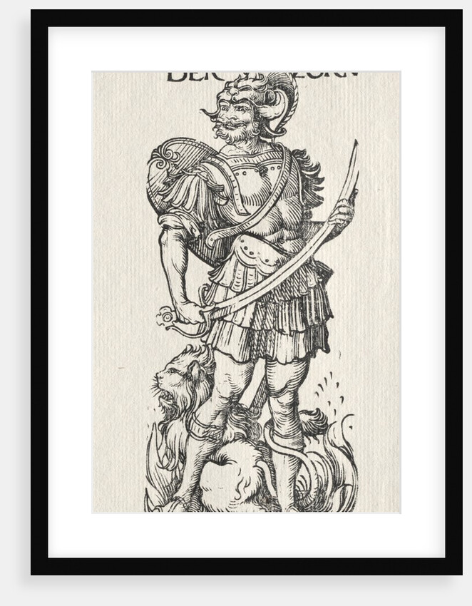 The Seven Vices: Wrath by Hans Burgkmair