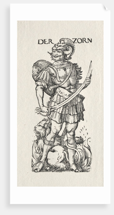 The Seven Vices: Wrath by Hans Burgkmair