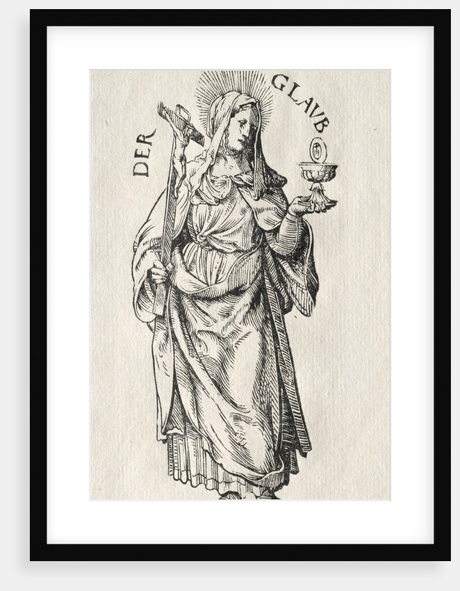 The Seven Virtues: Faith by Hans Burgkmair