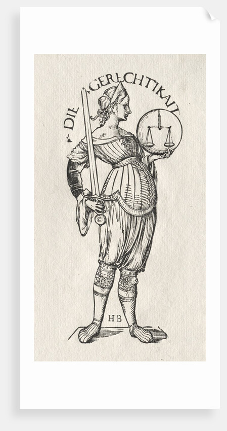 The Seven Virtues: Justice by Hans Burgkmair