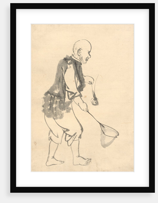 The Shrimp Fisherman by Kono Bairei