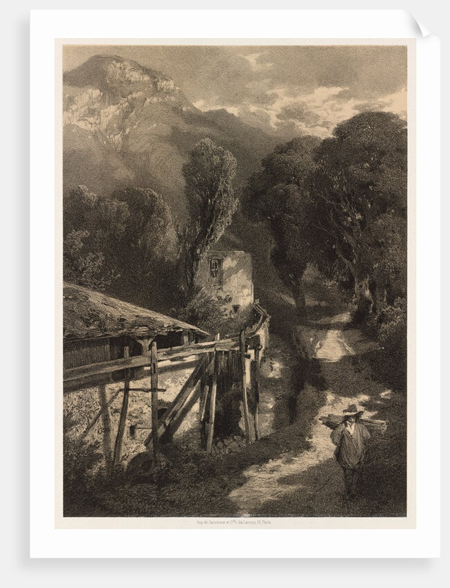 The Simplon Road, Meillerie, France by Alexandre Calame