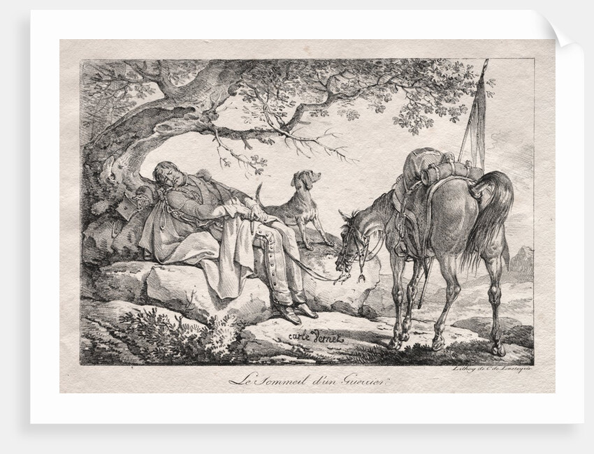 The Sleeping Soldier by Carle Vernet