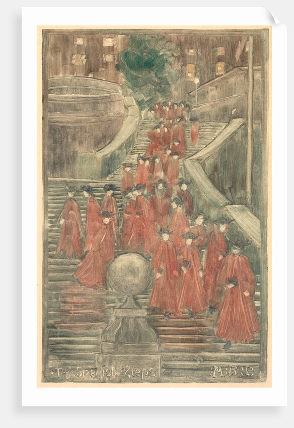 The Spanish Steps, 1898-1899 by Maurice Prendergast