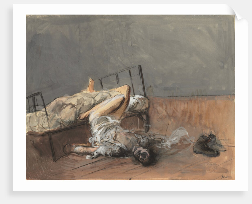 The Suicide, fourth quarter 1800s or first third 1900s by Jean Louis Forain