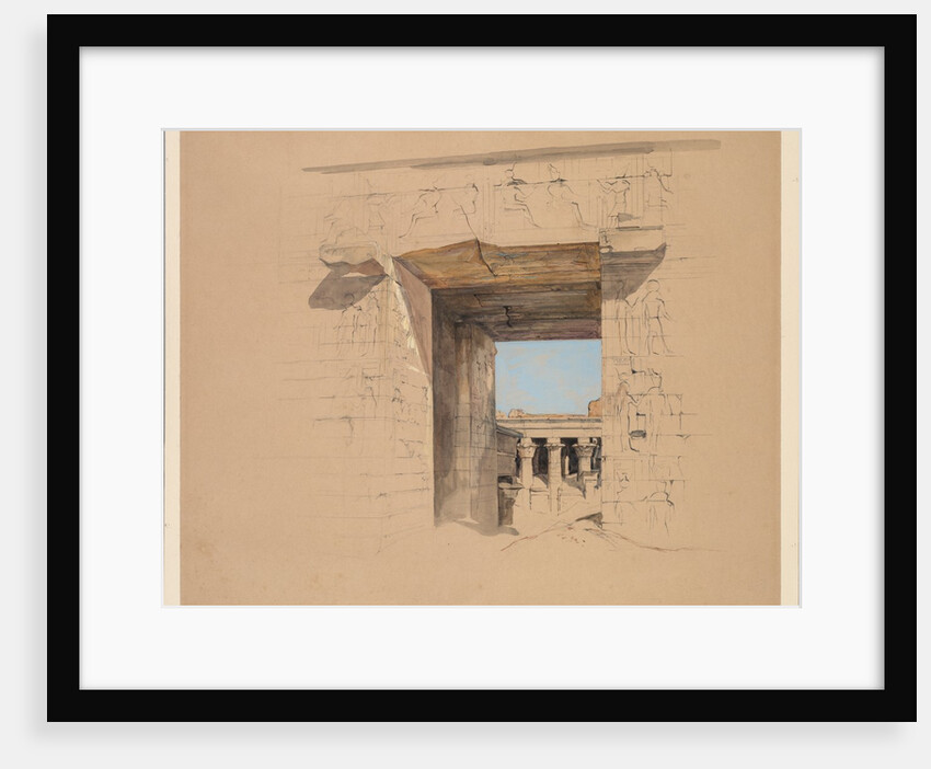 The Temple of Edfu: The Door of the Pylon, 1850 by John Frederick Lewis