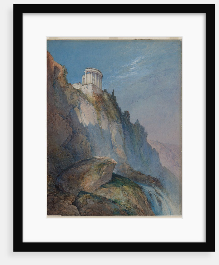 The Temple of Vesta and the Falls at Tivoli, 1859 by William Callow