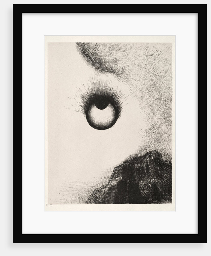 The Temptation of Saint Anthony: Everywhere Eyeballs are Aflame, 1888 by Odilon Redon; Becquet; Edmond Deman