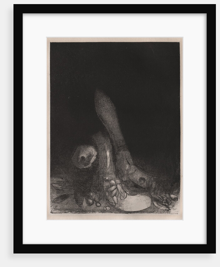 The Temptation of St. Anthony: Flowers Fall and the Head of a Python Appears, 1896 by Odilon Redon; Blanchard