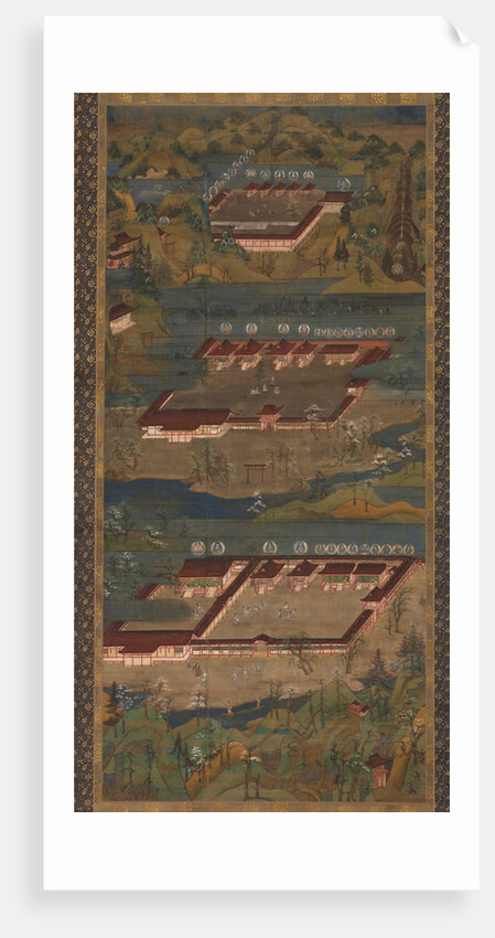 The Three Sacred Shrines at Kumano: Kumano Mandala, c. 1300 by Unknown