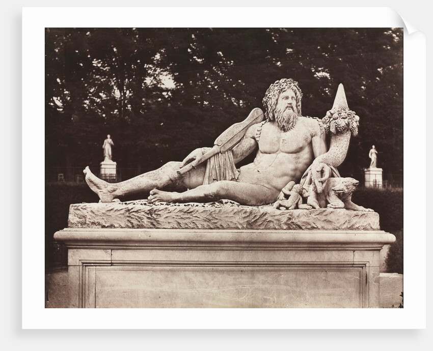 The Tiber, Tuileries Garden, Paris, 1859 by Charles Nègre