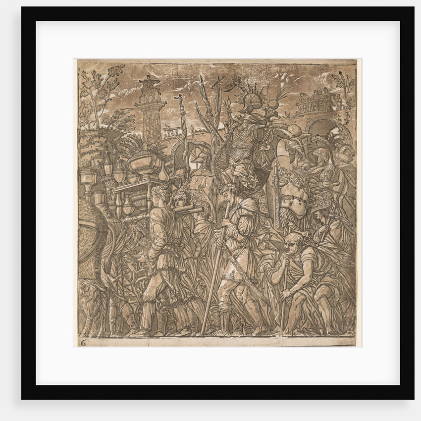 The Triumph of Julius Caesar: Soldiers Carrying Vases and Trophies of War, 1593-99 by Andrea Andreani