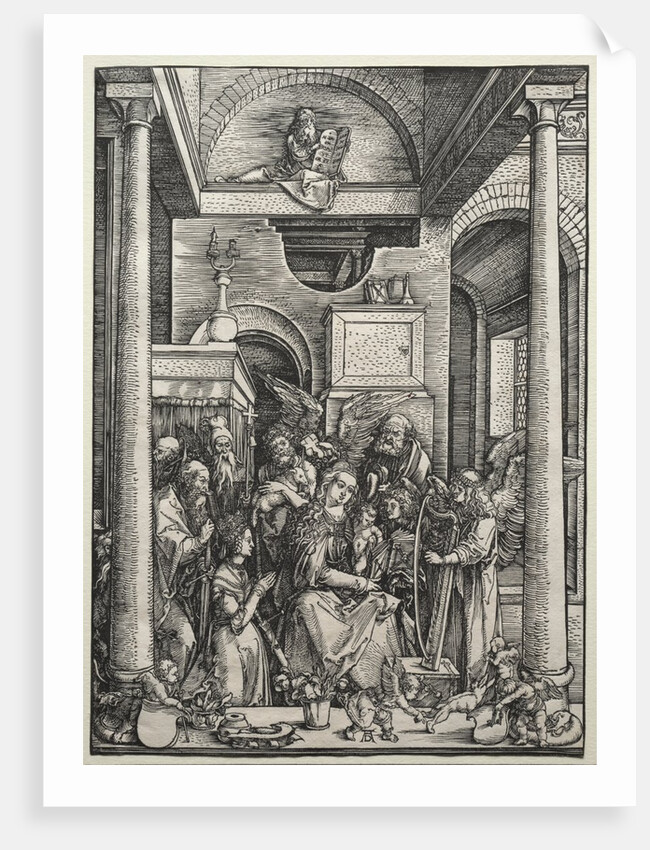 The Virgin and Child Surrounded by Saints and Angels, c. 1500-1502 by Albrecht Dürer