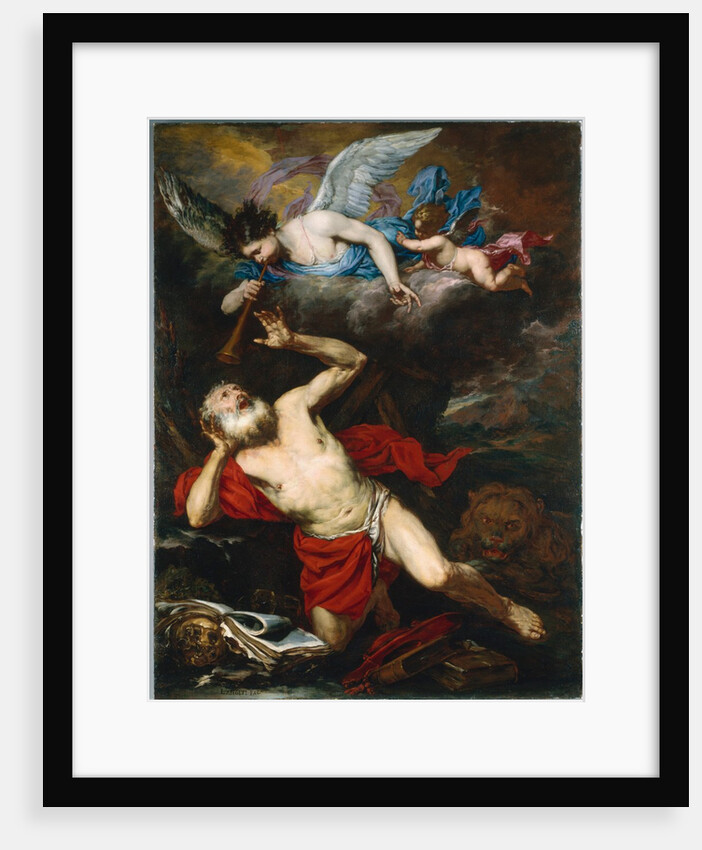The Vision of Saint Jerome, c. 1660 by Giovanni Battista Langetti