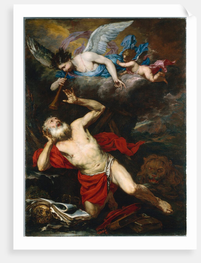 The Vision of Saint Jerome, c. 1660 by Giovanni Battista Langetti