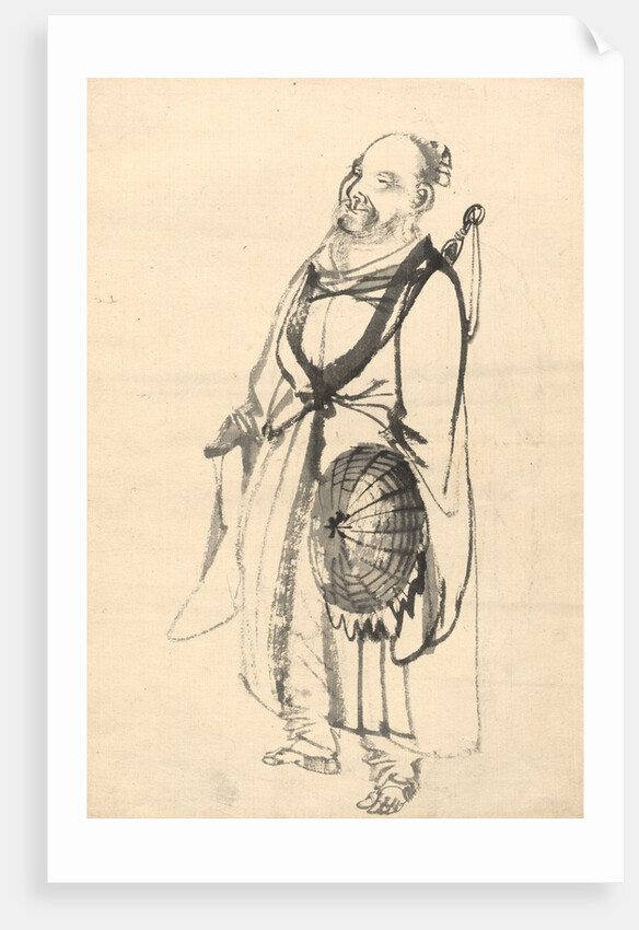The Wandering Hermit by Kono Bairei