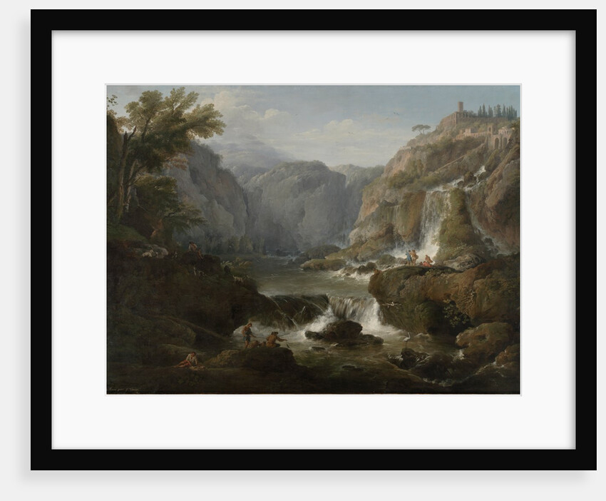 The Waterfalls at Tivoli, 1737 by Claude-Joseph Vernet
