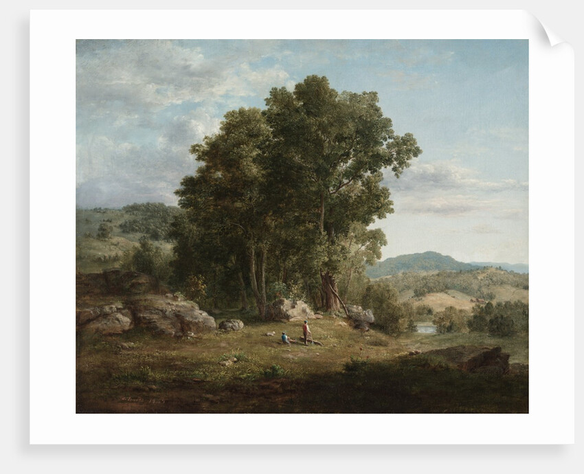 The Wood Chopper, 1849 by George Inness
