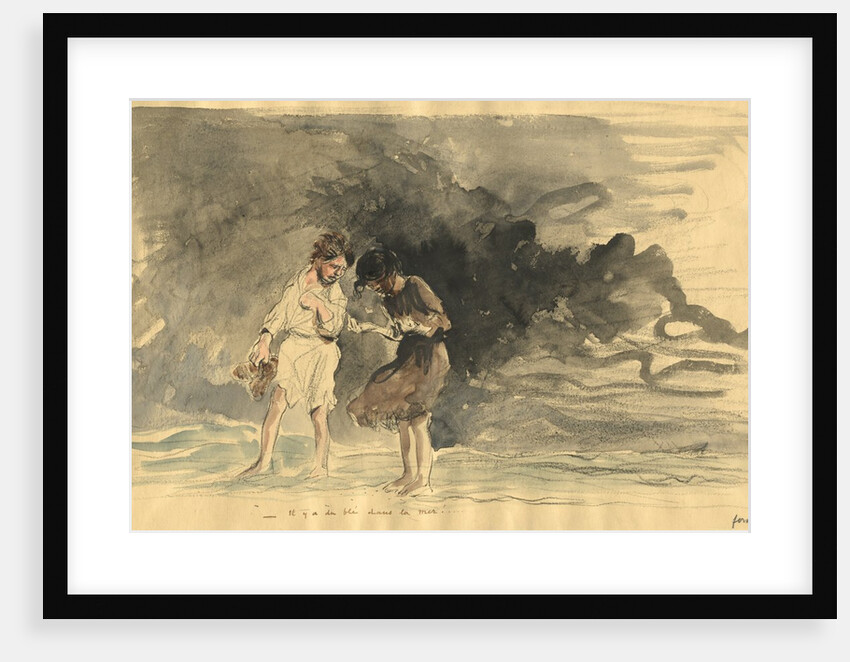 There is corn in the sea!, fourth quarter 1800s or first third 1900s by Jean Louis Forain
