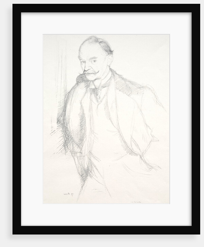 Thomas Hardy, 1897 by William Rothenstein