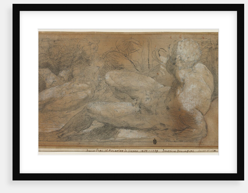 Three Male Nudes, c. 1540-1547 by Domenico Beccafumi