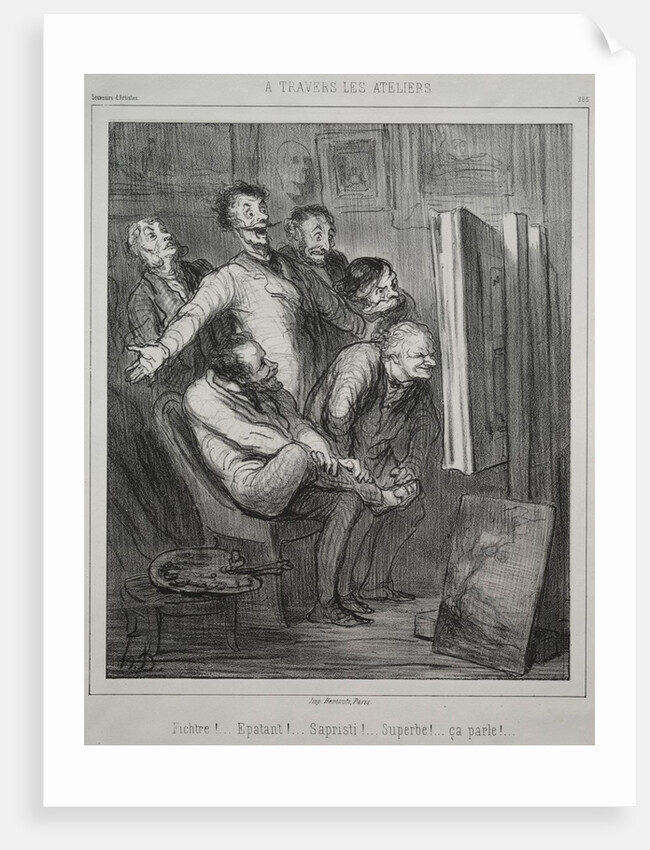 Through the Studios, 1862 by Honoré Daumier