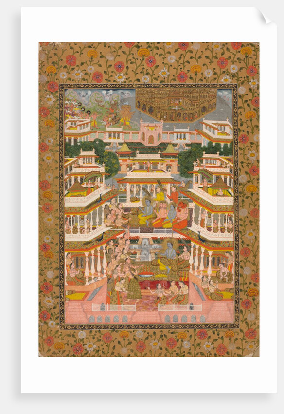 Tiered Court Scene, c. 1735 by Chitarman II