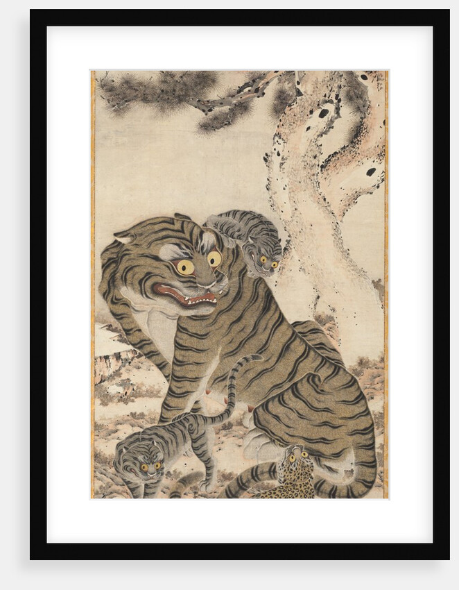 Tiger Family, 1800s by Unknown