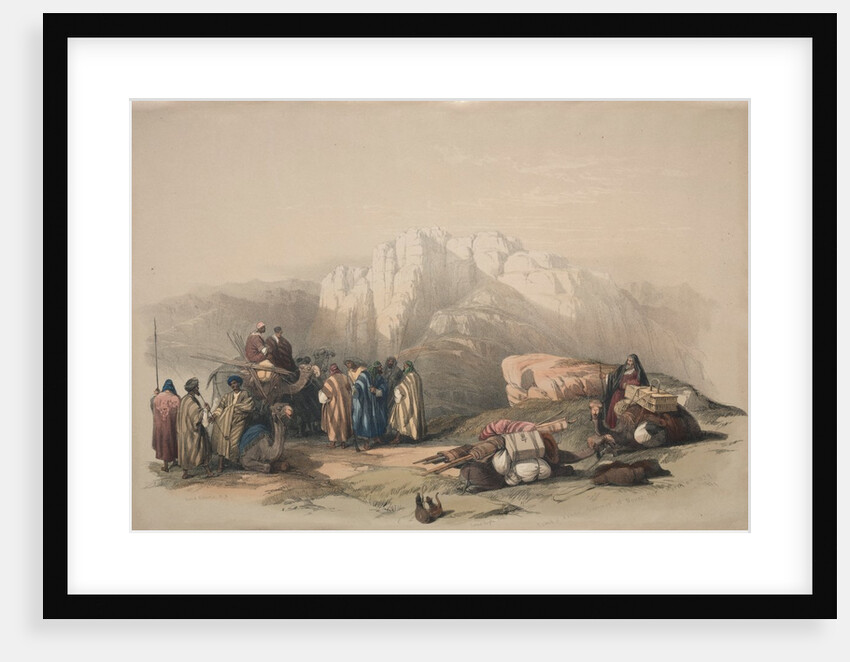 Tomb of Aaron, Summit of Mount Horeb, 1839 by David Roberts